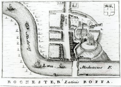 Plan von Rochester von English School